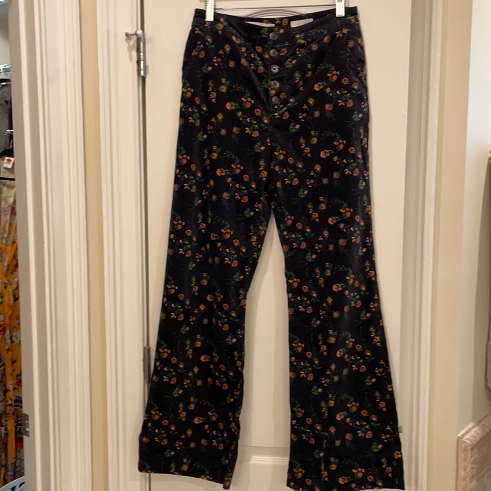 Anthropologie Pilcro velvet pants